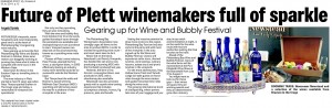 Plett winelands article in the Weekend Post 19 July 2014