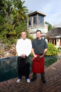 Alex Olivier (left) Emily Moon’s GM and Ruaan van der Merwe Head Chef