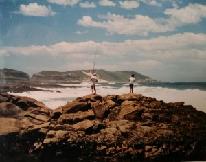 Fishing for Elf in the 1980s in Plett