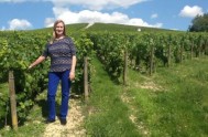 Gloria Strack, wine and bubbly maker from Plettenvale visits Epernay, Moët & Chandon