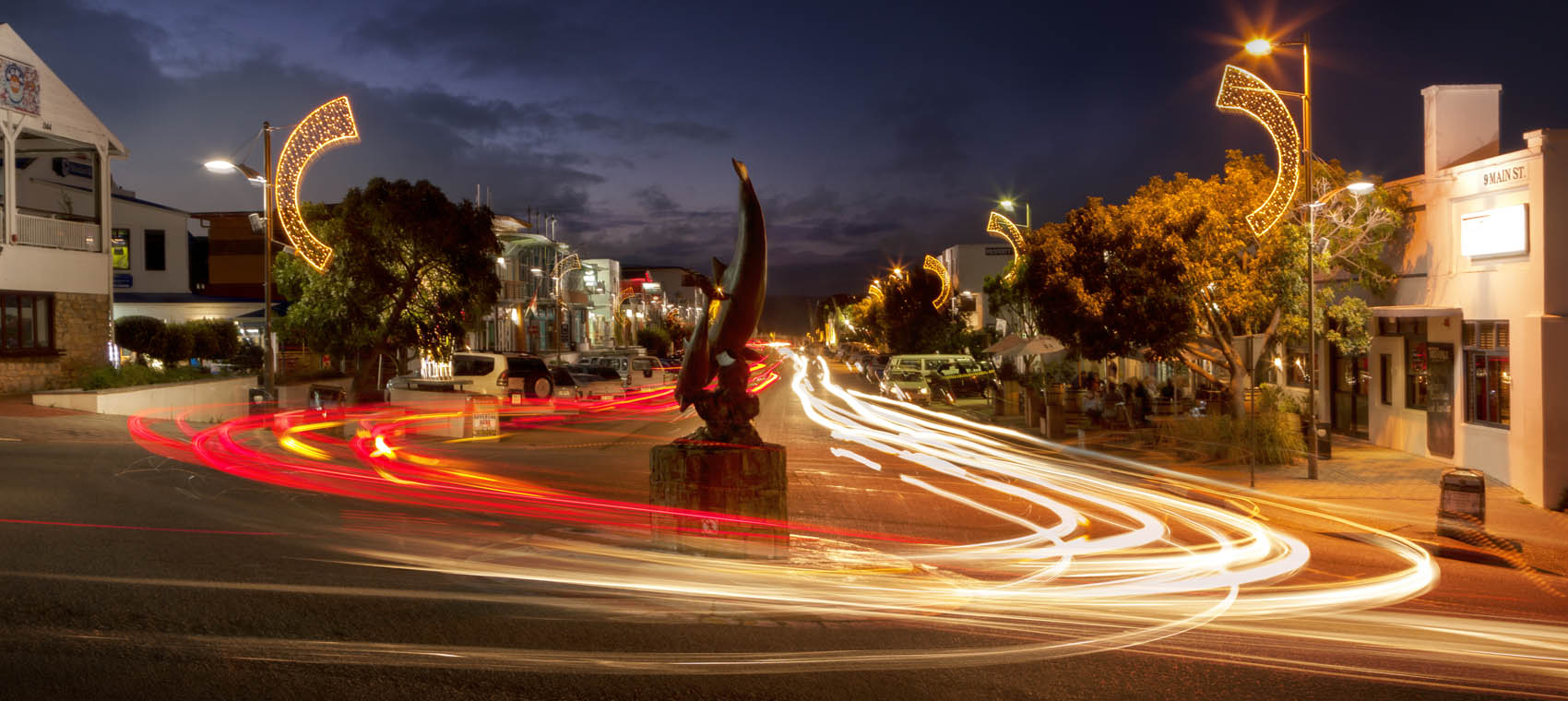 Hero main street lights Plett