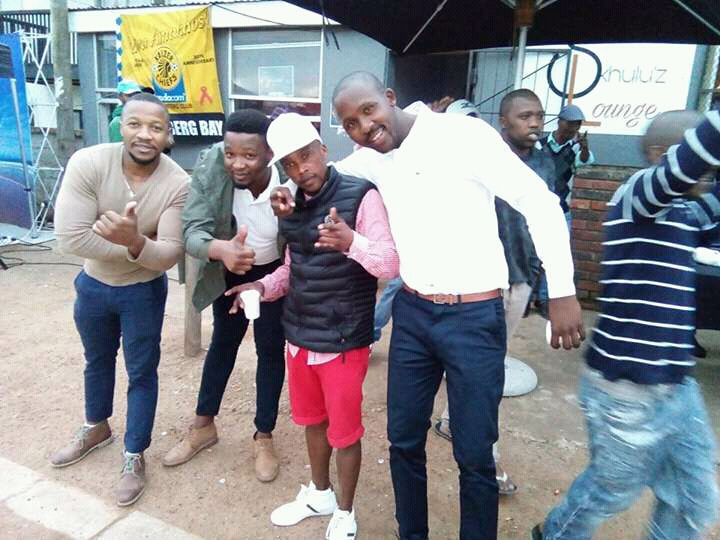 Enjoying the Soweto Derby at Skhulu'z Lounge in Kwano, Plett