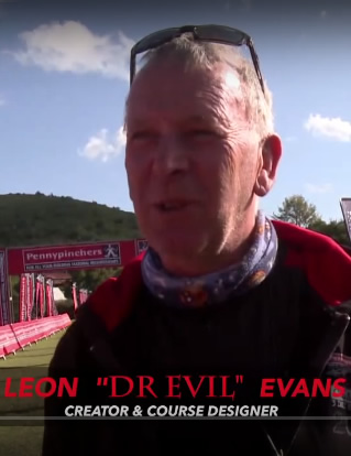 Leon Evans (AKA Dr Evil) during last year's race