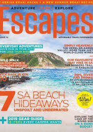Storms River covers Escape magazine