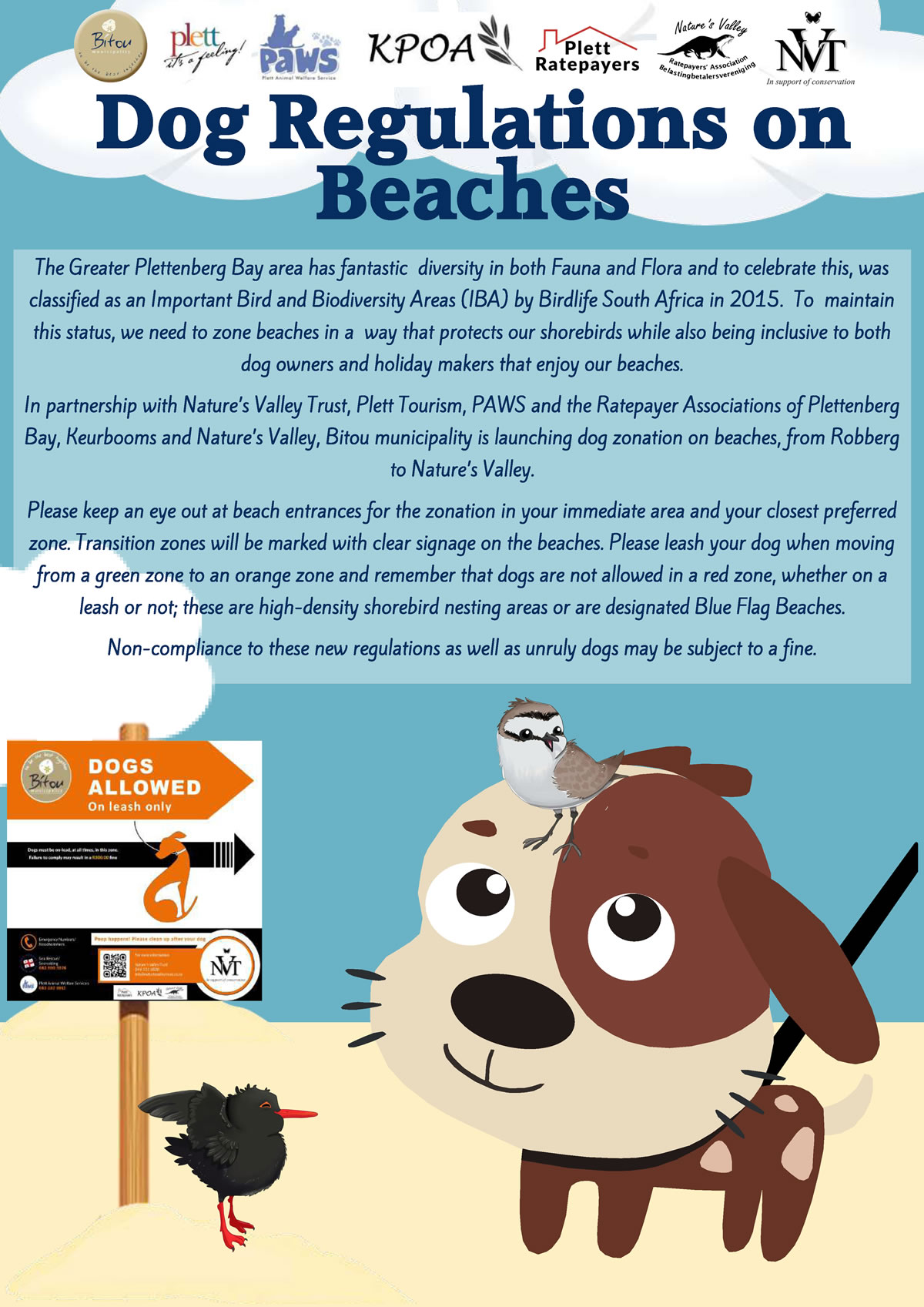 Dog Regulations on Plett Beaches