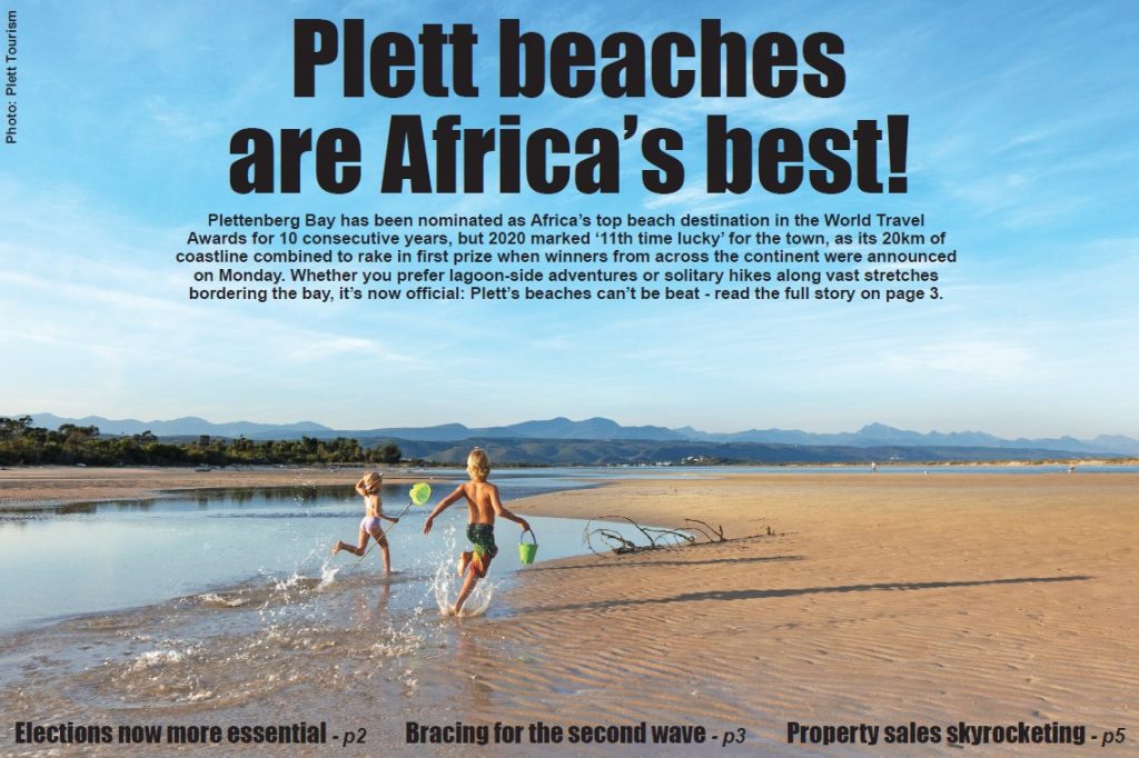 CXPress Plett wins award for best beaches « Plett Tourism Contest