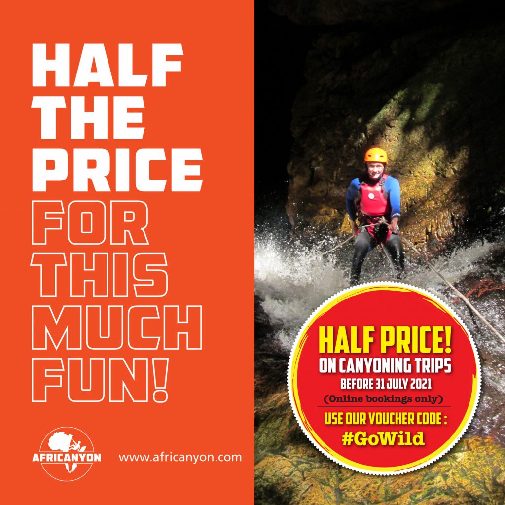 Half Price Canyoning in Plettenberg Bay, South Africa