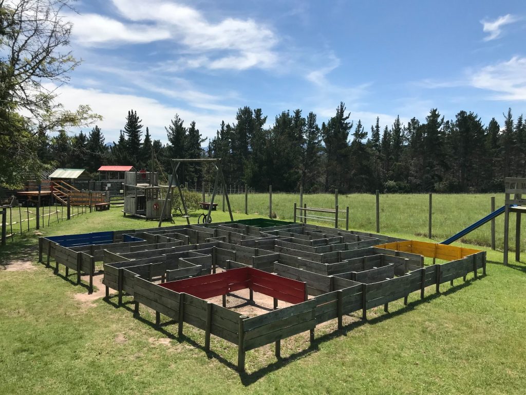 Mini maze at Plett Puzzle Park