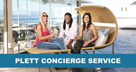 Concierge service to book hotels in Plett