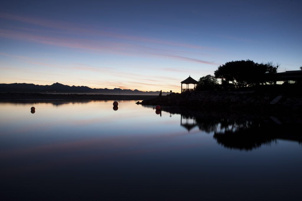 Sunrise in Plett on the river, a perfect film scout location Sunrise in Plett