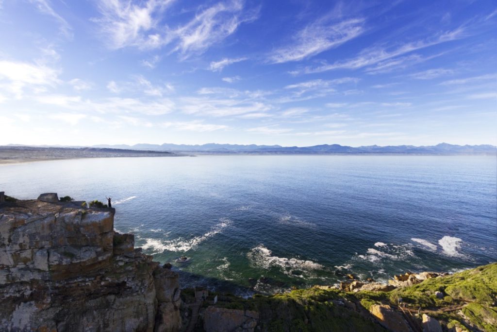 Aerial view of Plettenberg Bay from Robberg MPA, closes to where seismic testing is planned Aerial view of Plettenberg Bay from Robberg MPA not far from where seismic testing has been approved.