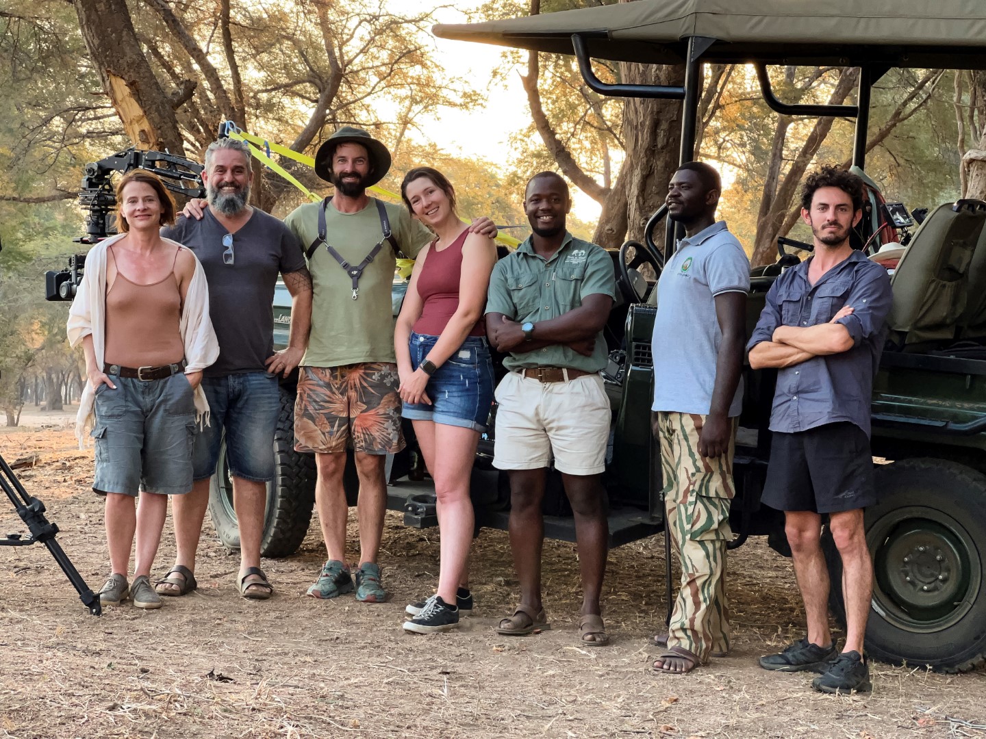 Zambezi film crew