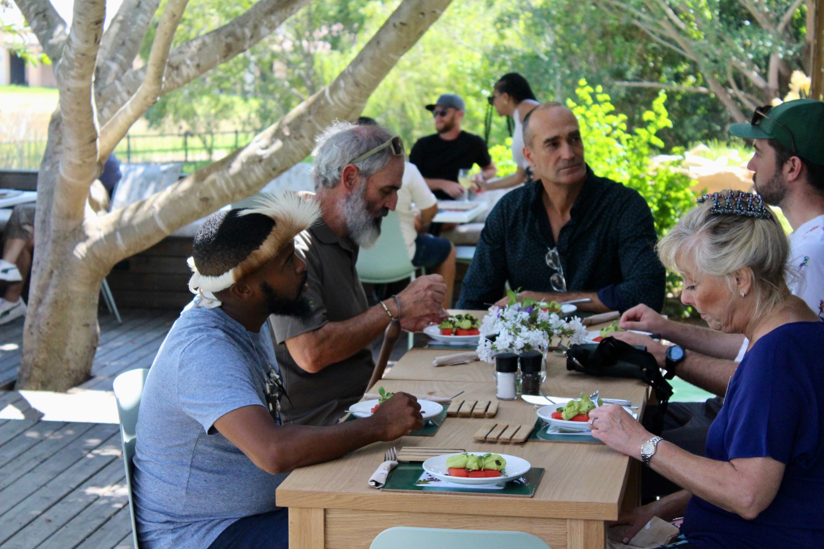 Lunch hosted at Kwendalo's Green cafe