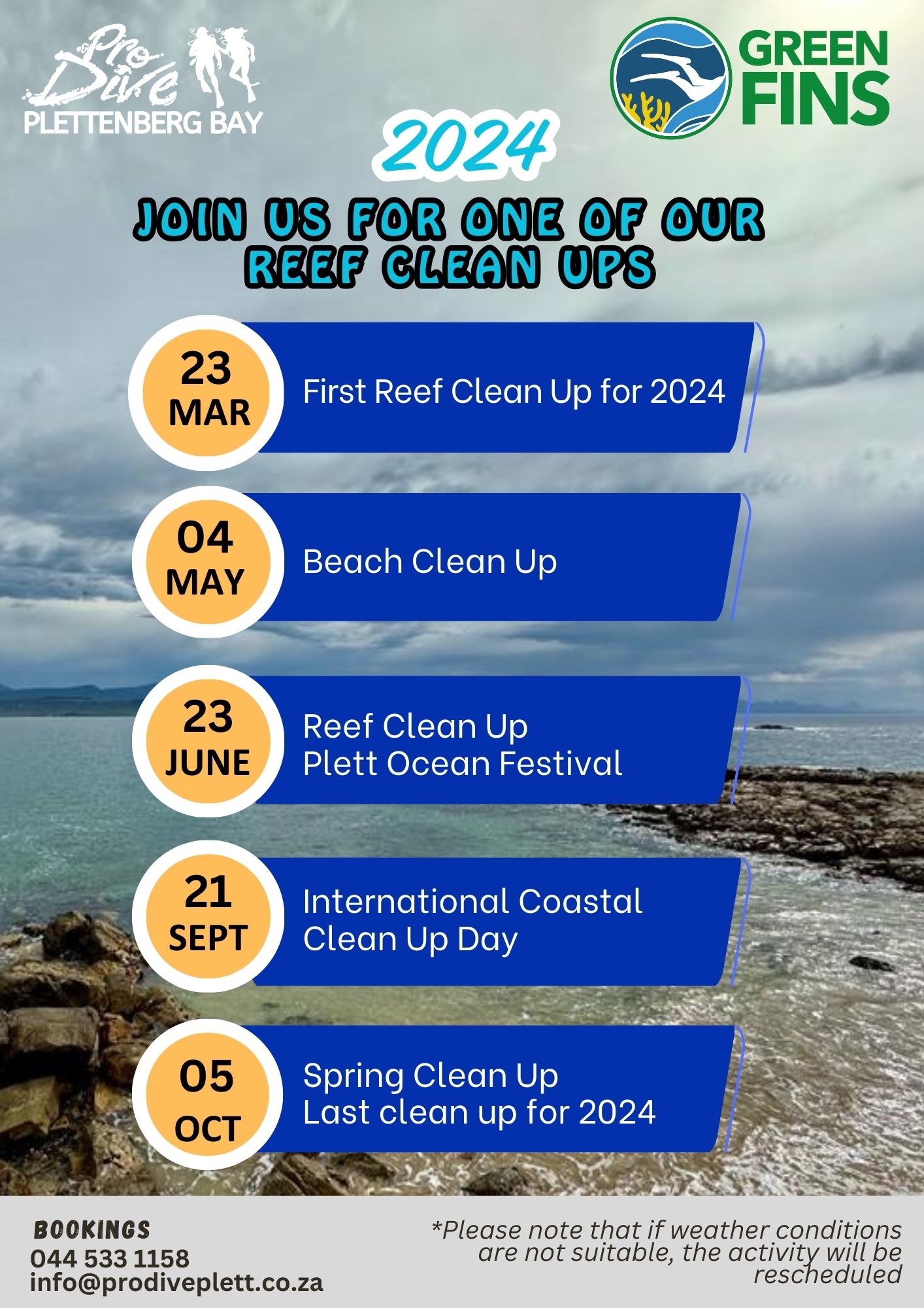 Reef Conservation Cleanup Dates 2024 Reef Conservation Cleanup Dates 2024