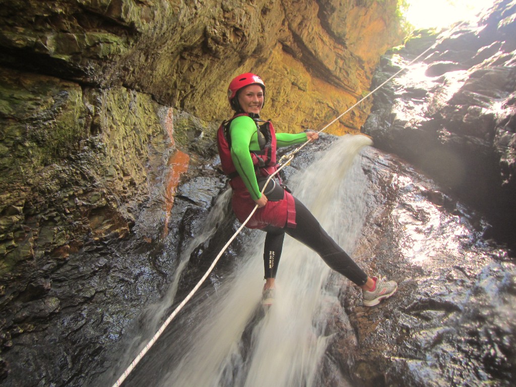 AfriCanyon waterfall abseiler