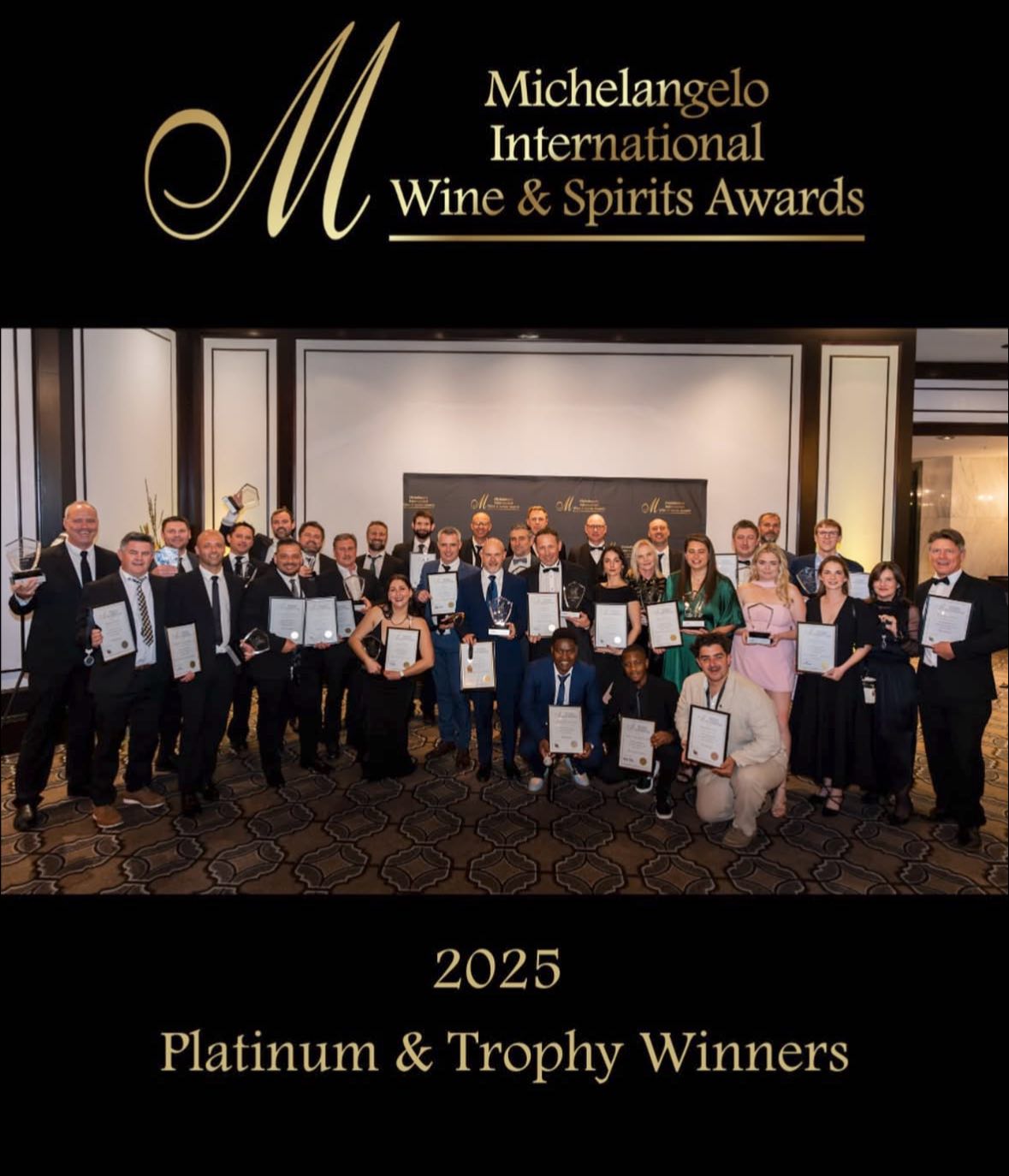 Platinum for Newstead Wines at Michelangelo Awards 2025