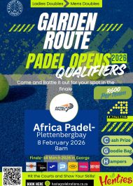Garden Route Padel Opens Qualifiers